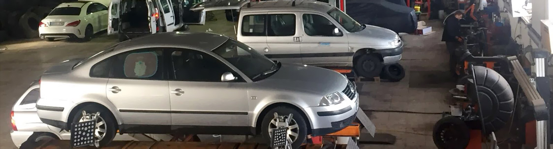 Neumáticos Miguelturra vehículos en taller